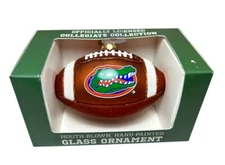 OLD WORLD MERCK ORNAMENT "FLORIDA FOOTBALL" GATORS 2024 * NEW * FREE SHIPPING