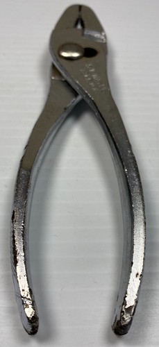 Vintage S-K Wayne Tools 7365 Thin Nose Slip Joint Pliers Tool 6-1/2" Long USA SK - Picture 6 of 12