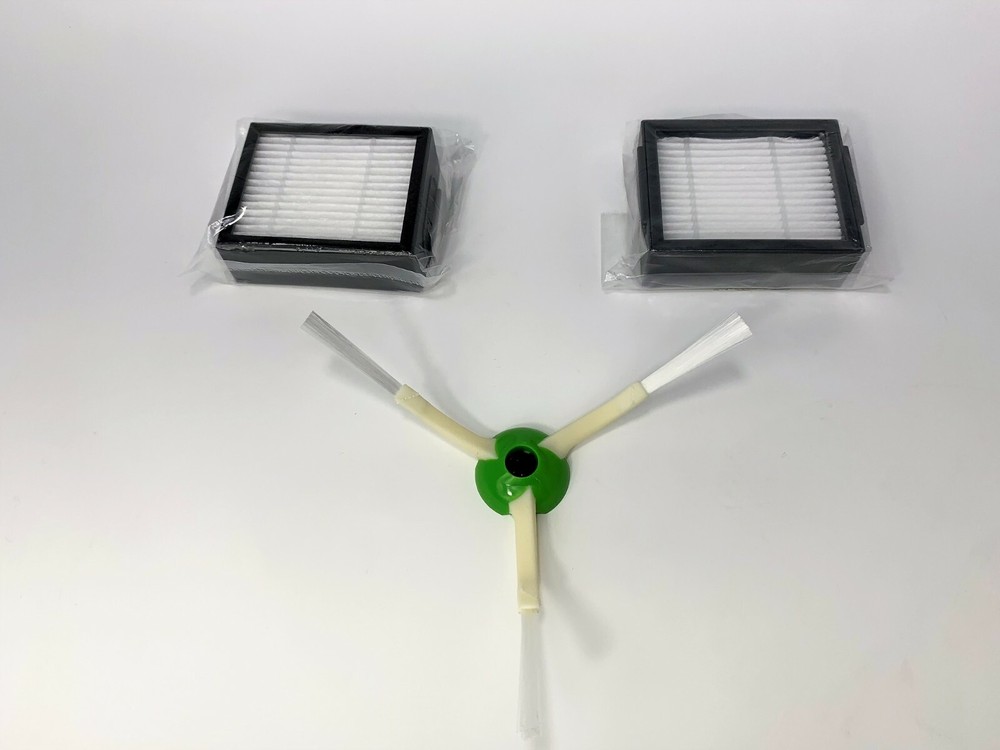 Roomba e5 e6 i1-i8 j7 Side Brush with 2 High-Efficiency Filters  