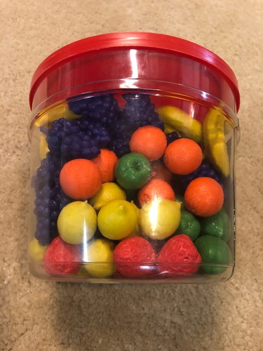 Learning Resources 108 Fruity Fun Counters Math Manipulative Plastic Fruit - Picture 2 of 3