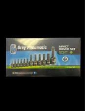 Grey Pneumatic 1234T 12 Piece 1/4", 3/8" And 1/2" Drive Internal Star Socket Set