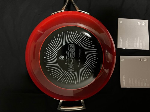 WMF Wok Pfanne 28cm Fusiontec Mineral High-Tech Keramik Kratzfest Induktion ROT - Bild 4 von 6