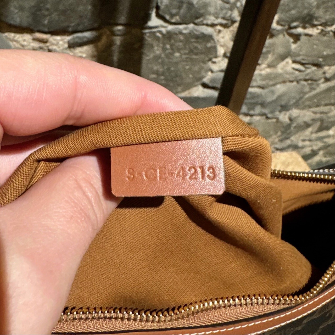 Celine Triomphe Print Medium Heloise Shoulder Bag - image 12