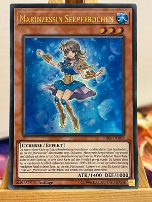 Marinzessin Seepferdchen RIRA-DE003 Ultra Rare Deutsch NM YUGIOH