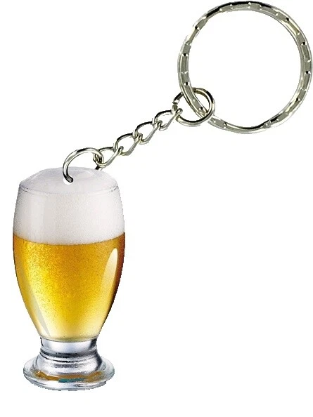 Comida y bebida Llaveros clave para De hombre