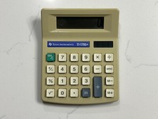 Vintage Texas Instruments TI-1795 Plus Desktop Solar Calculator - WORKING