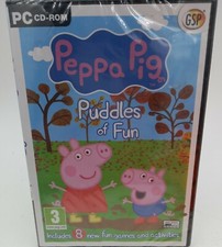 Peppa Pig 2 Puddles Of Fun (PC: Windows, 2008) NEW