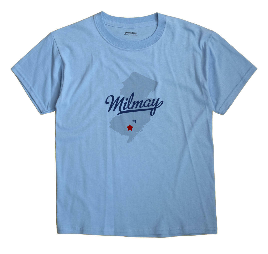 Milmay New Jersey NJ TShirt MAP eBay