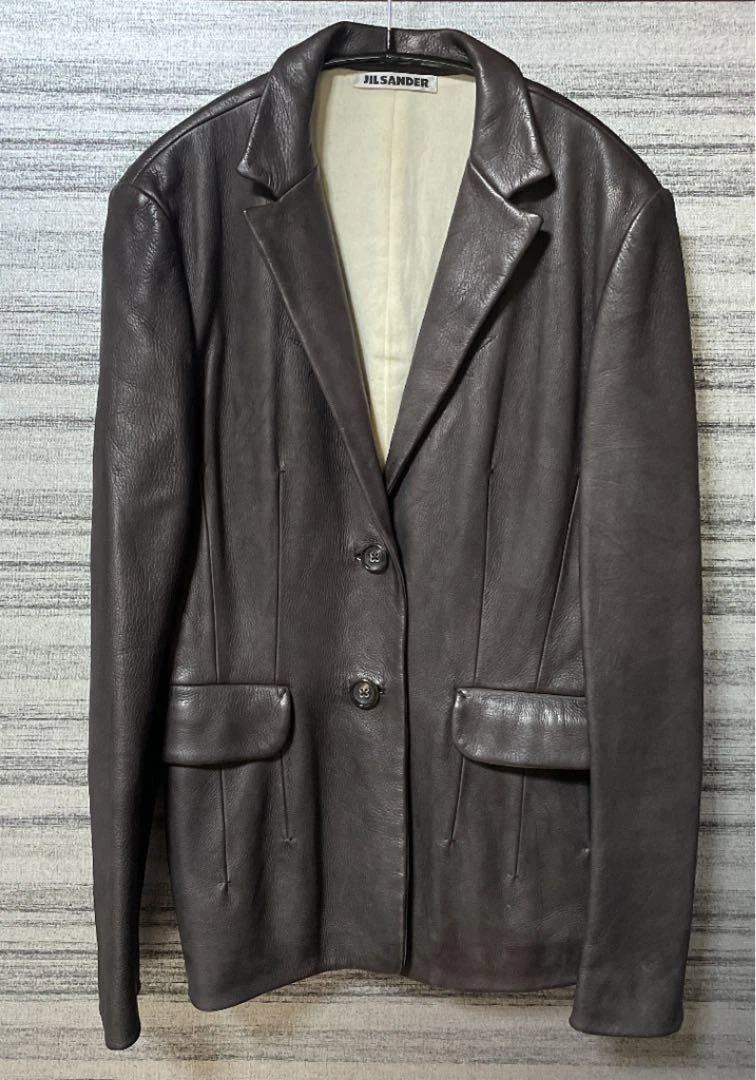 w*b様 jil sander leather coat archive Jil Sander Leather Coat - J22AA0173J07181001 | REVERSIBLE