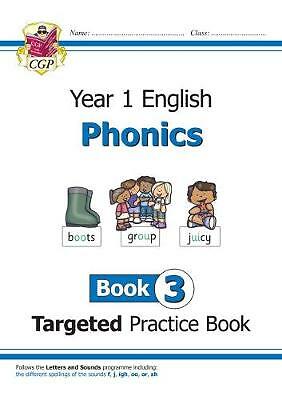 KS1 English Targeted Practice Book: Phonics - Year 1 Book 3 by CGP Books...