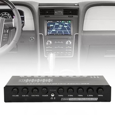 5 Band Car Audio Equalizer Auto Verstärker Grafik Equalizer für RV RTV Boot