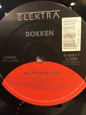 Dokken Dream Warriors Theme A Nightmare on Elm Street 3Vinyl LP | eBay
