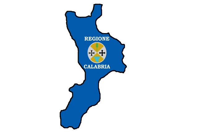 Auto Aufkleber Italien Region " KALABRIEN " Sticker 11x6 cm konturg. - Bild 1 von 1