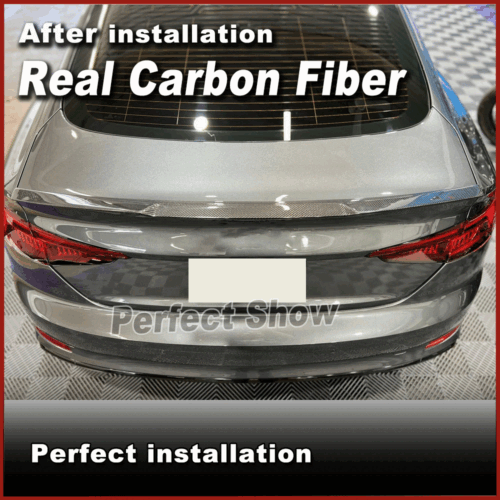Alerón trasero de carbono maletero alerón labio ala se adapta a Audi A5 S5 F5A 16-20 - Imagen 4 de 13