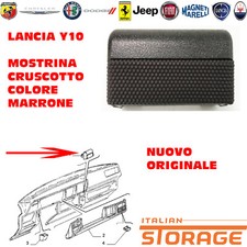 LANCIA Y10 4WD MOSTRINA CRUSCOTTO MARRONE NUOVO ORIGINALE 180908771