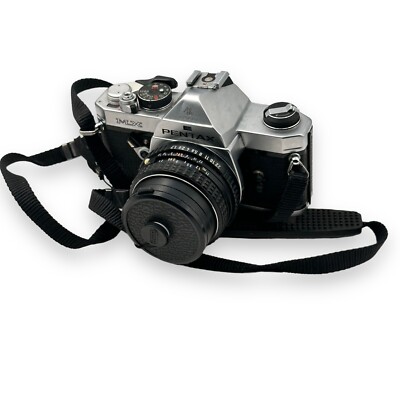 Chrome Pentax MX Manual Focus Camera Plus a 50mm Lens | eBay