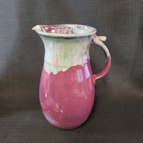 Potternot Pottery 10" Pitcher Branson Missouri Signed - Picture 3 of 8