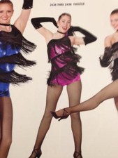 Dance Costume Jazz Tap Pageant Fringe twister