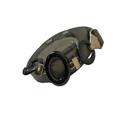 Chicos Hook Waist Belt Animal Print Faux Leather Pewter Size Medium Large Artsy