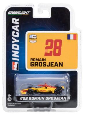 GREENLIGHT 11555 DALLARA INDYCAR #28 GROSJEAN ''DHL'' NTT SERIES (2023) 1/64