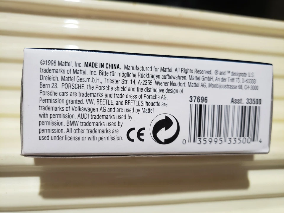 Matchbox 1998 #17 Dark Metallic Gray PORSCHE 959 *GERMAN Issue + GERMAN Box NIBx - Image 4 of 4