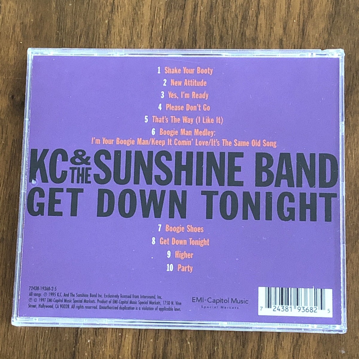 Get Down Tonight [Live Series] by KC & The Sunshine Band (CD