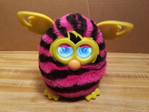 furby boom pink and black stripes