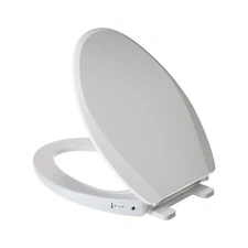 Elongated Heated Toilet Seat with Night Light, Bidet Toilet Seat Fit Elongate...
