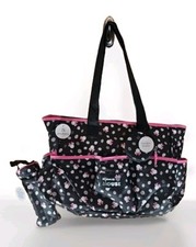 Disney Baby Minnie Mouse diaper bag gift set, black  pink, NWT