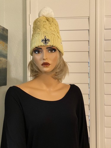 WOMENS NFL NEW ORLEANS SAINTS BEANIE 