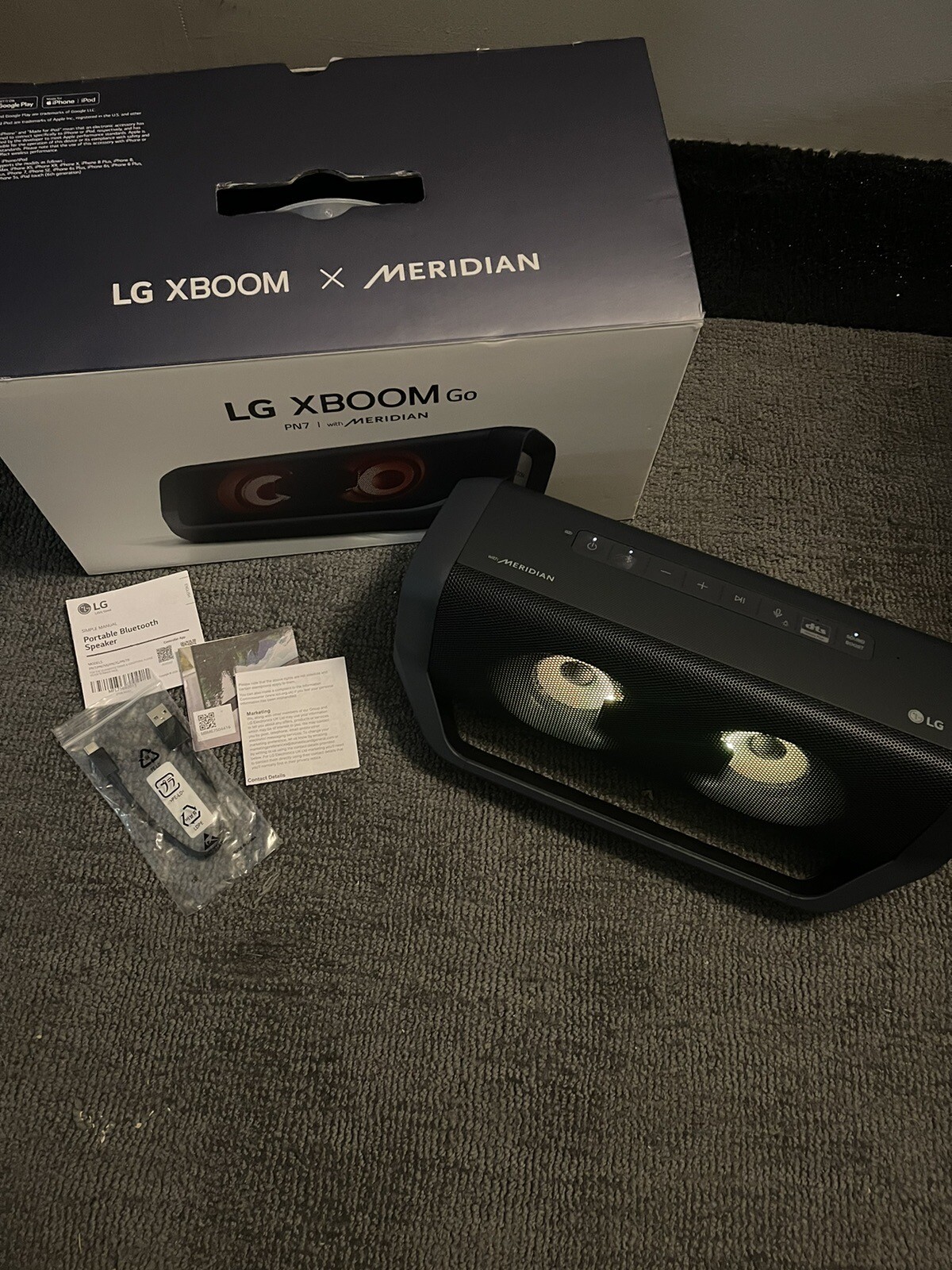 LG PN7 XBOOM Go Portable Bluetooth Speaker 'NEW' eBay