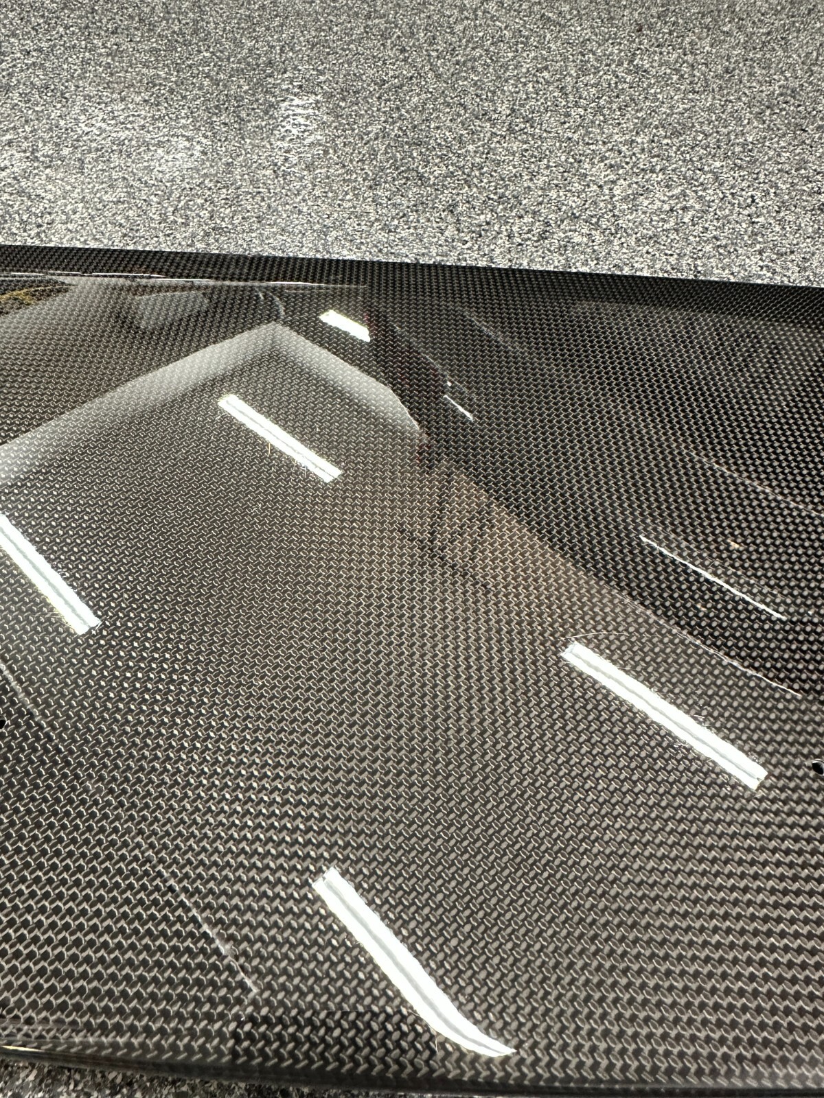 Ferrari Roma Spider Carbon Fiber Rear Spoiler Wing Trunk cover lip diffusor tail