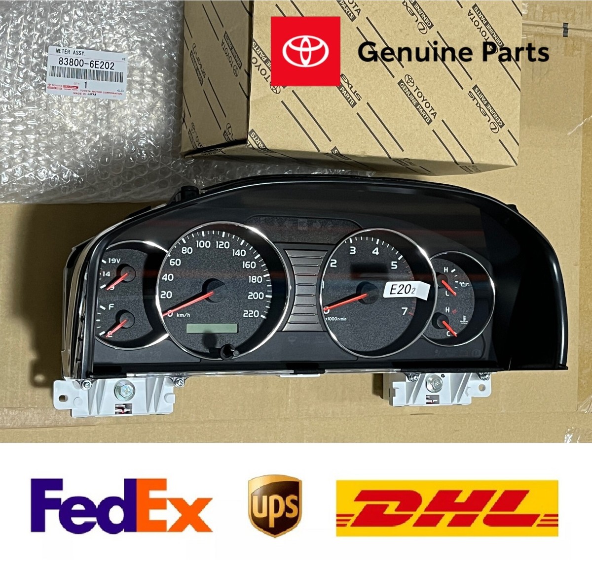 Toyota Genuine Land Cruiser FZJ100 Speedometer Meter Cluster 83800