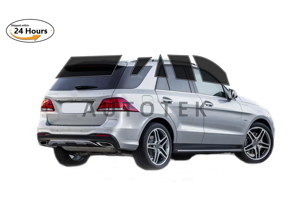 Kit de película de tinte de ventana de 2 capas precortada personalizada computarizada para todos los autos Mercedes-Benz Foto 3 de 4