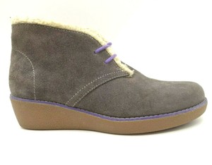 clarks desert boots wedge heel