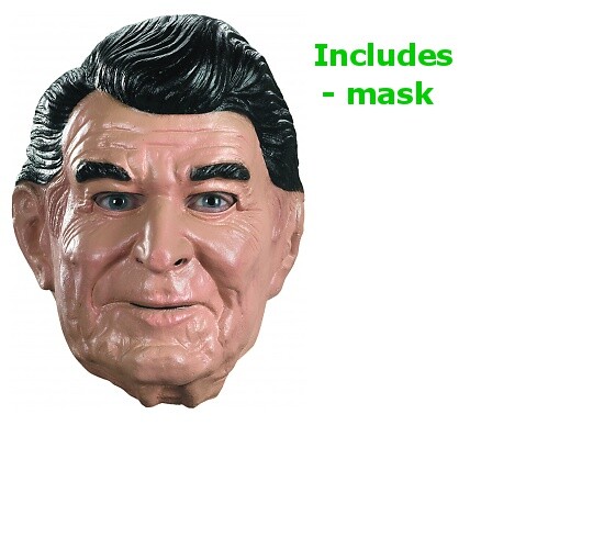 President Ronald Reagan Political Republican Costume Mask Adult