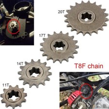 47/49cc Motorcycle T8F 8mm 11 14 17 20 Tooth Front Pinion Sprocket Chain Cog