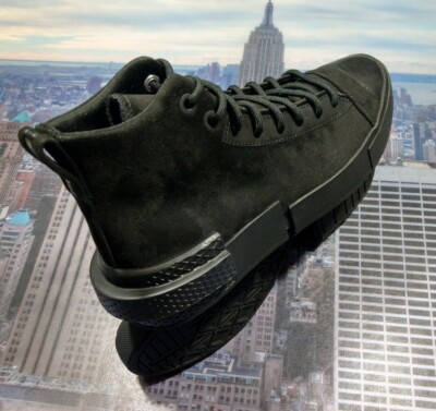 Converse All Star Disrupt CX High Top Triple Black Suede Mens Size