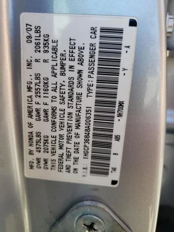 Módulo de control del motor Honda Accord 2008 ECM 525405 usado fabricante de equipos originales 85 k millas Foto 3 de 4