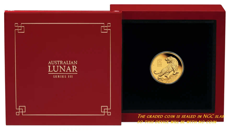 2022 Australia 1/10oz PROOF GOLD Lunar Year of the Tiger NGC PF70 $15 Coin FR - Image 4 of 4