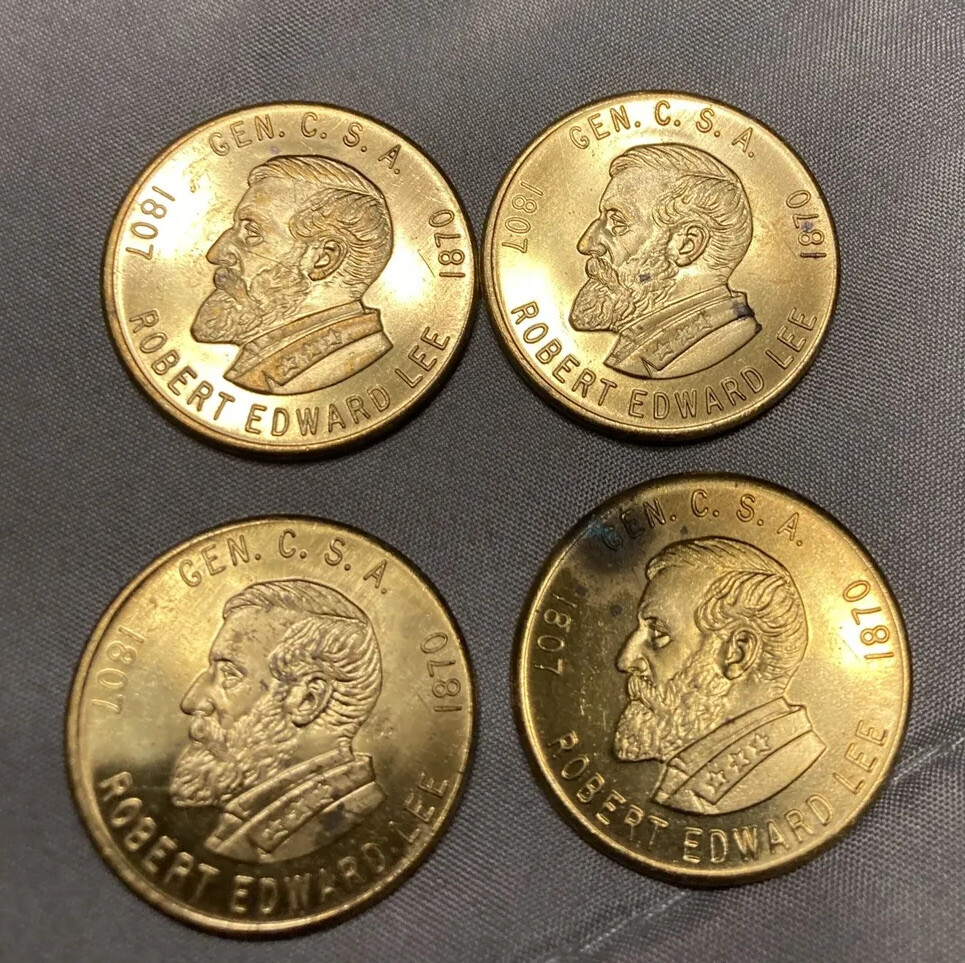 Civil War Token General Robert Edward Lee Coin Mixed Condition 1 Per