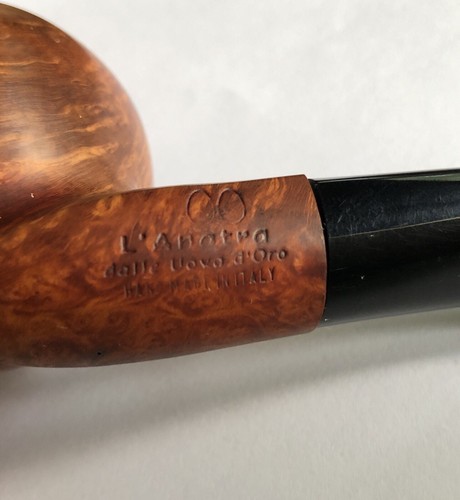 L'Anatra Handmade Italian 2 Egg Tobacco Pipe - Picture 6 of 19
