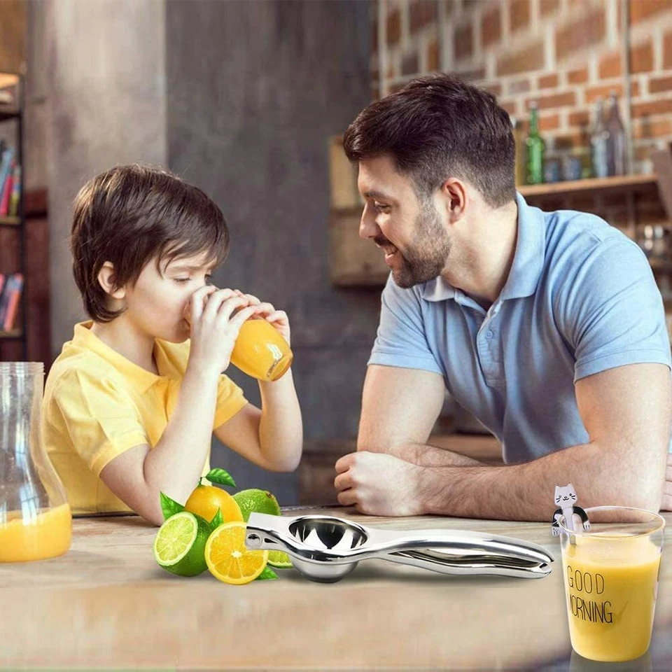 Stainless Steel Kitchen & Bar Lemon Orange Lime Squeezer Juicer Hand Press Tool - Image 4 of 4