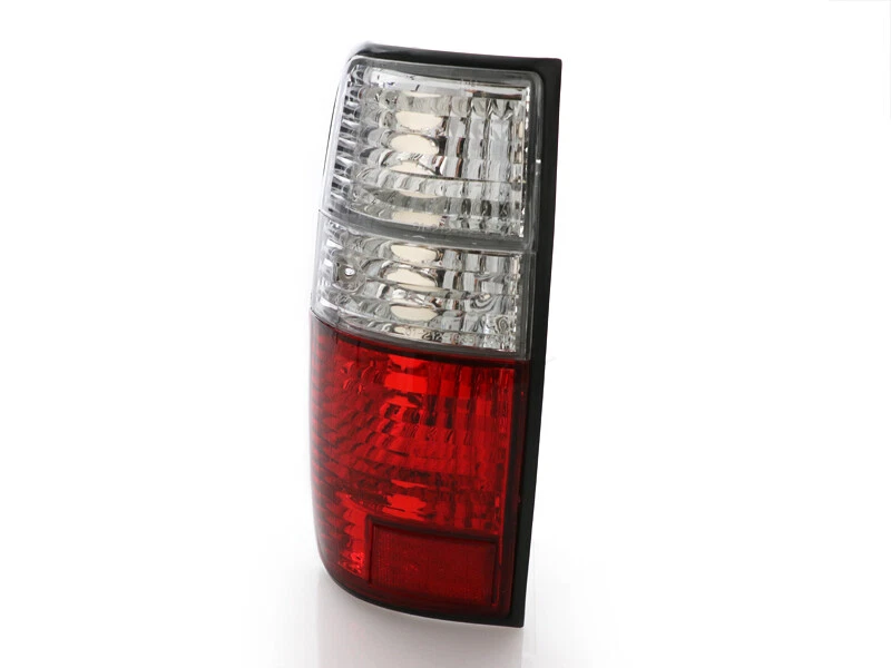 Crystal Red/Clear Tail Lights For 95-97 Lexus LX450 / 91-97 Toyota Land Cruiser Foto 3 de 4