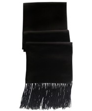Satin Tuxedo Scarf in White or Black