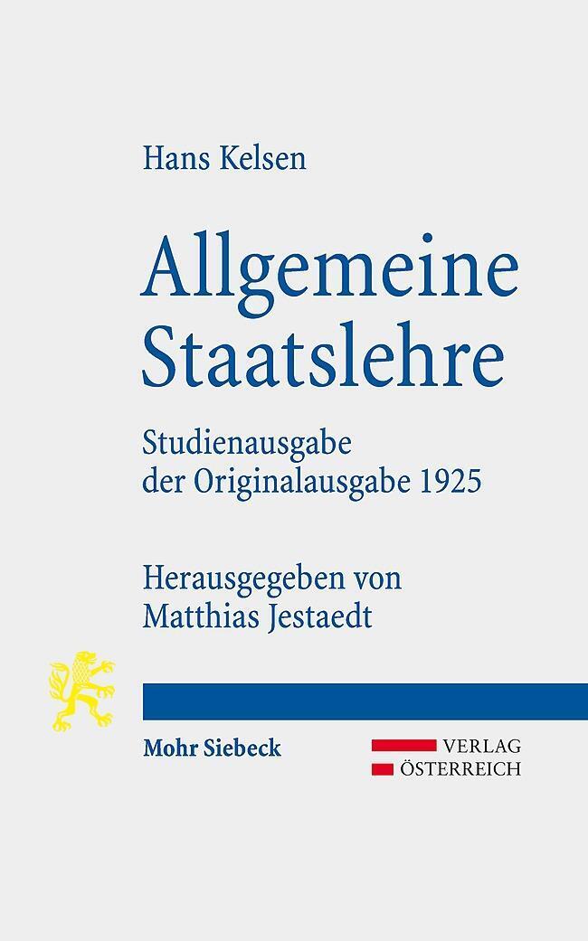 Thumbnail - Allgemeine Staatslehre | Hans Kelsen | Studienausgabe Der