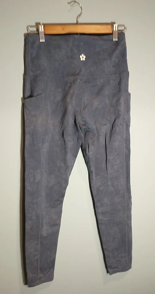 Leggings Tuff Atletismo Mujer Pequeños Azul Marino Oscuro Bolsillos Ocio Yoga Foto 3 de 4