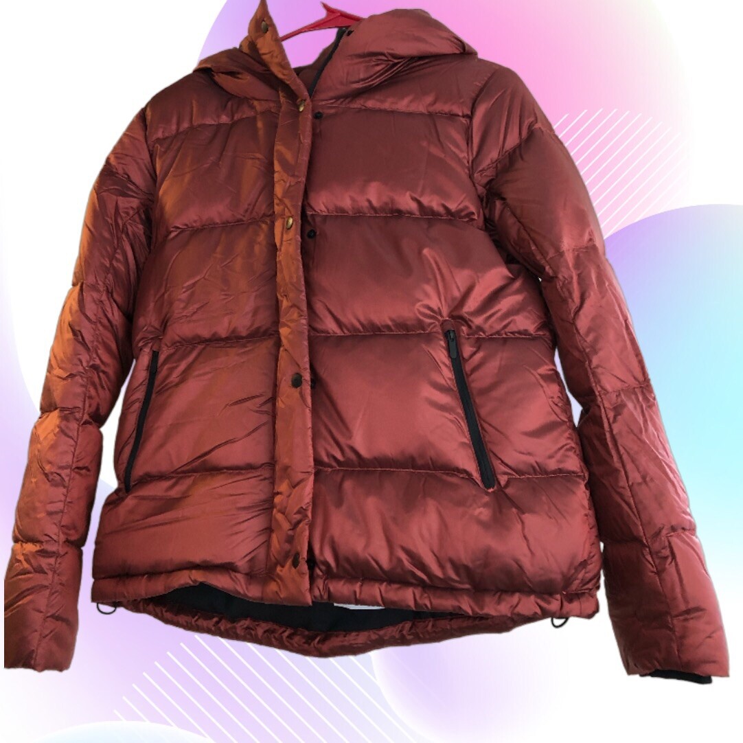 NWOT Lululemon Wunder Puff jacket Shiny Sunset Orange sz.4