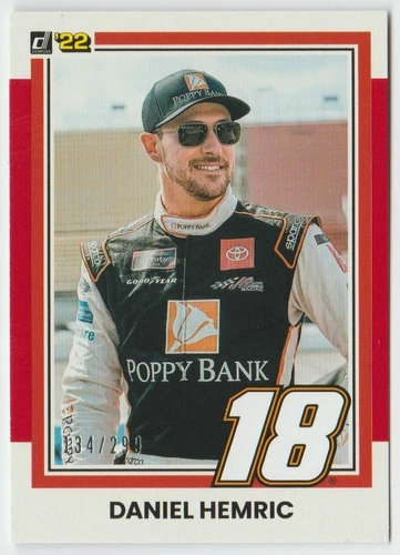 2022 Donruss NASCAR Red #199 Daniel Hemric RETRO /299