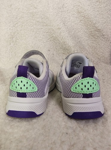 New Balance 545 Baby Sneakers 7 Purple Mesh Lace Up Athletic Running Shoes - Picture 18 of 21
